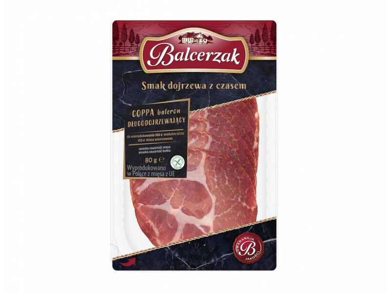 Coppa baleron długodojrzewający 80 g 