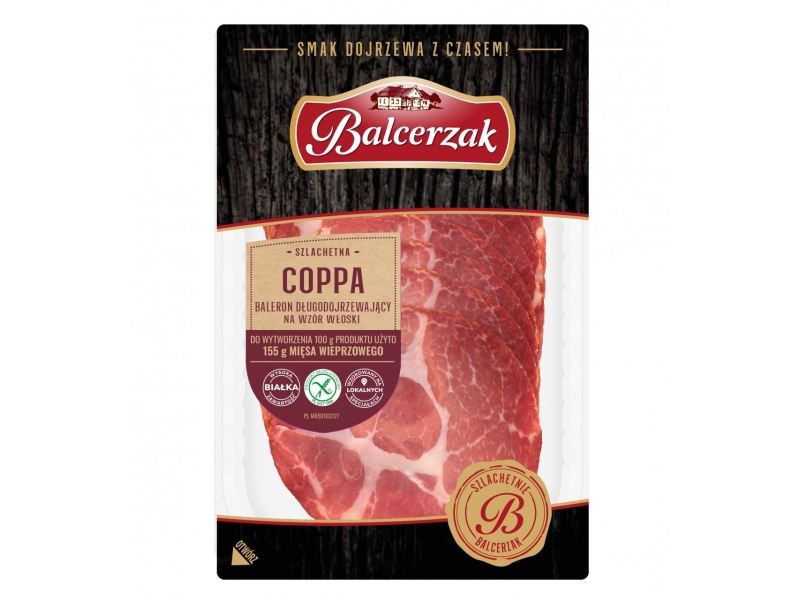 Coppa baleron długodojrzewający 80 g 