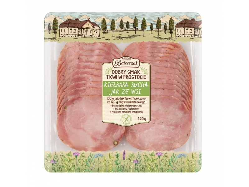 Kiełbasa sucha jak ze wsi 120 g